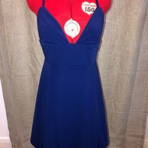 Simple Blue Cocktail Dress